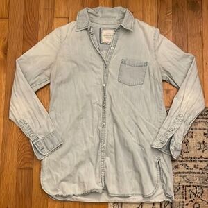 DONATED - Lightweight chambray top